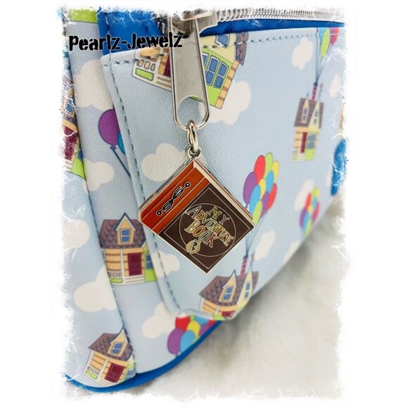 Loungefly Pixar UP House Balloons Clouds Allover Print AOP Mini Backpack NWT main image 4